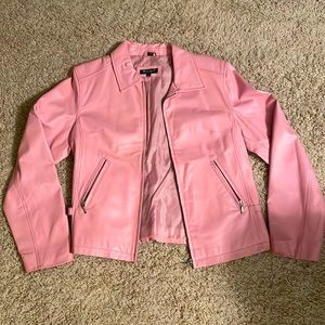 Raffaelo- Pink Leather Jacket